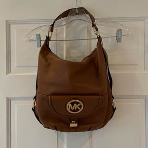 Michael Kors camel hobo bag